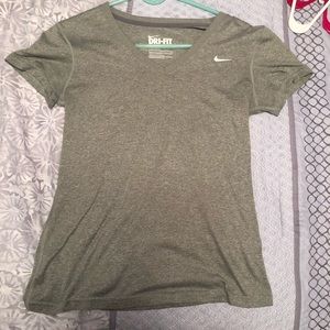 Grey Nike v-neck